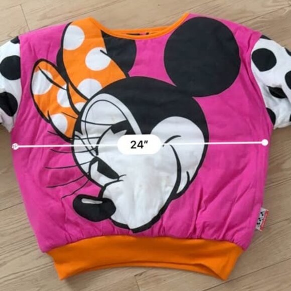 DonnKenny Mickey Mouse Minnie Disney Reversible Sweatshirt Vintage - Picture 7 of 9